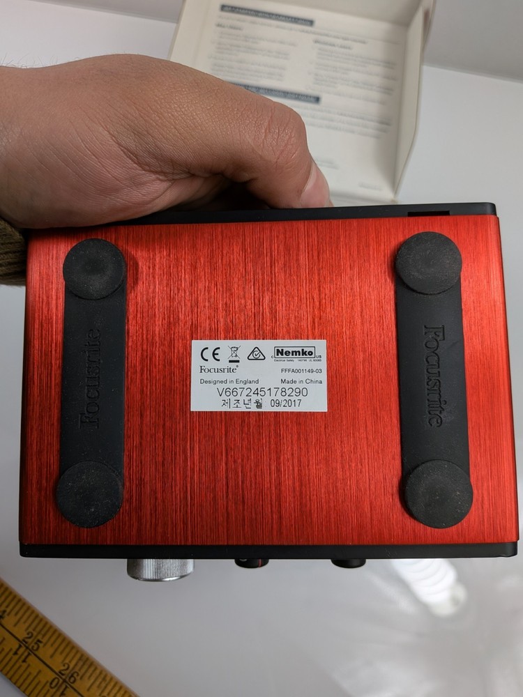 Focusrite Scarlett Solo 2nd Gen USB Audio Interface