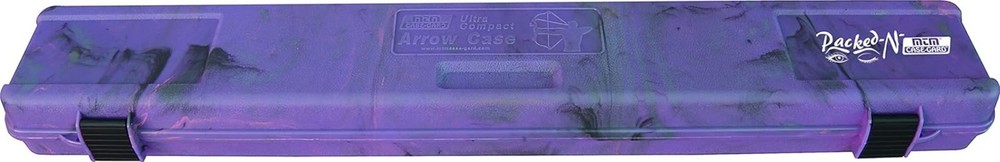 Compact Purple Camo Arrow Case - Stackable Design for 16 Arrows Up to 32.2"