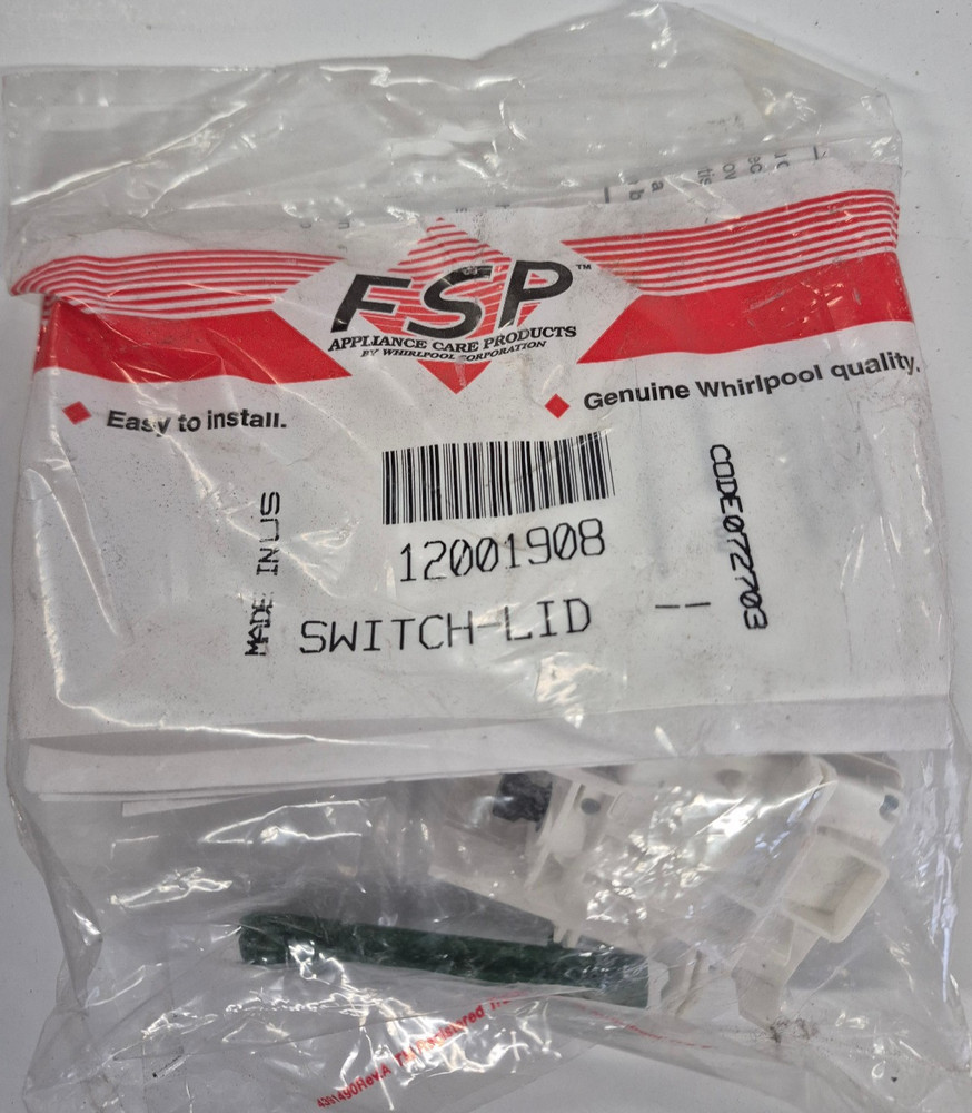 Maytag Switch Lid 12001908