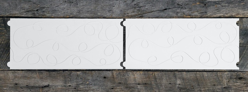 Longarm Quilting Groovy Pattern Boards Set of 2 Loop de Loop Design