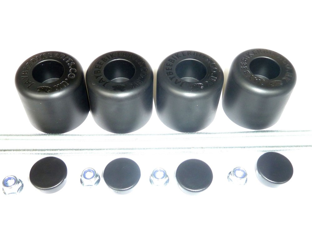 TRIUMPH THRUXTON 2008-ON CRASH MUSHROOMS PROTECTOR BOBBIN SLIDER FRONT REAR