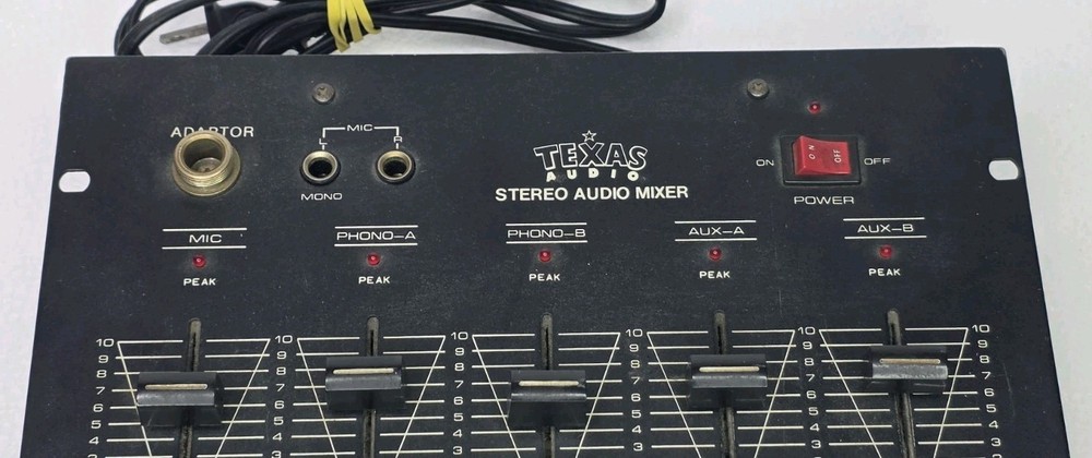 Texas Audio Stereo Audio Mixer