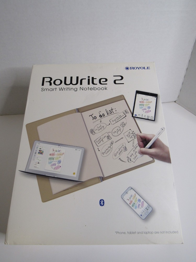 Royole RoWrite 2 Smart Writing Notebook With Real Paper Pen Writing! Great Shape