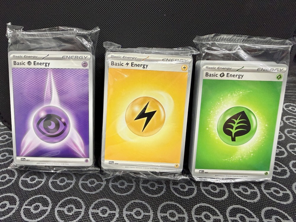 Pokemon TCG Basic Energy Cards Pack - Pick Your Pack - SEALED