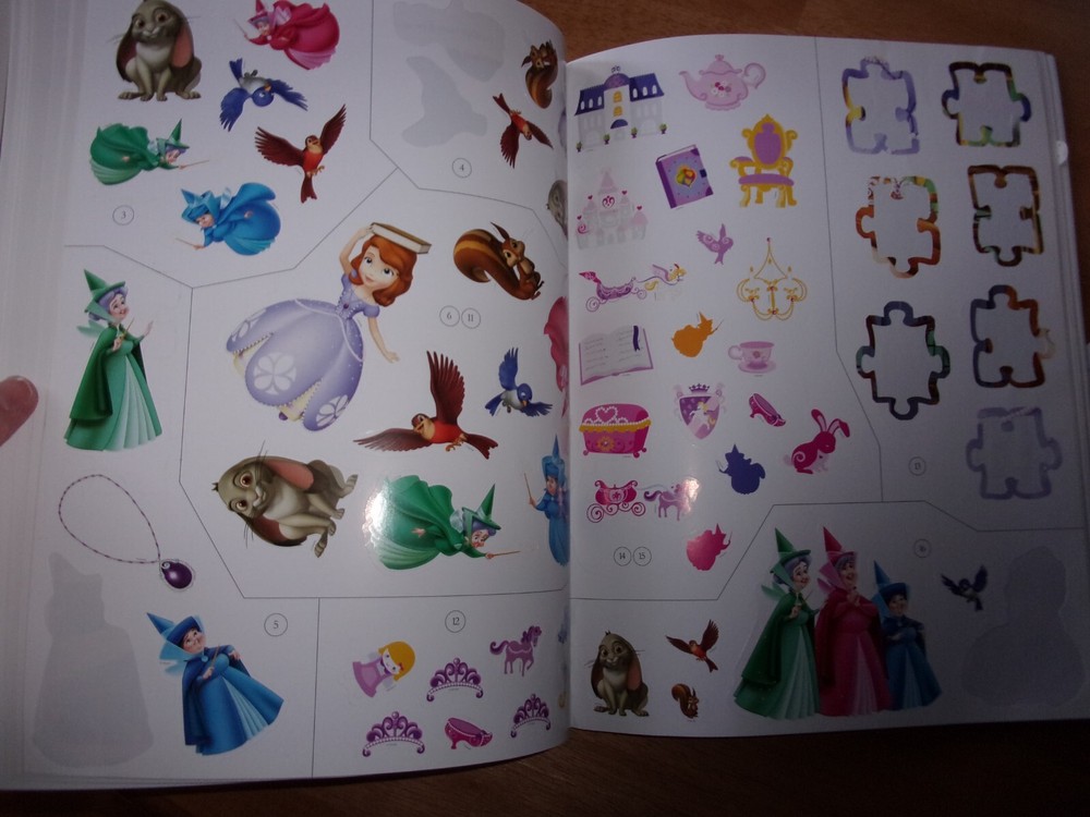 Disney Junior Sticker Book Treasury Partly Used 2013