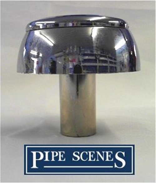 Siamp Storm 33A Toilet Push Button Single Flush Water Saving Chrome Effect B&Q