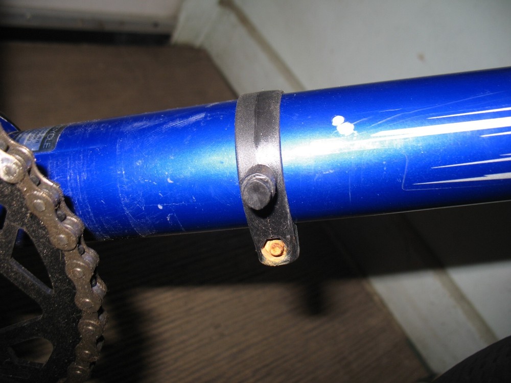 Light Smoked Plastic Bicycle Chain Guard Without Hardware #6