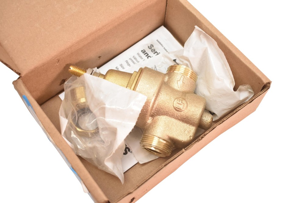 Watts LFN55BM1-DU-LP 1/2" Water Pressure Reducing Valve Lead Free Brass Union