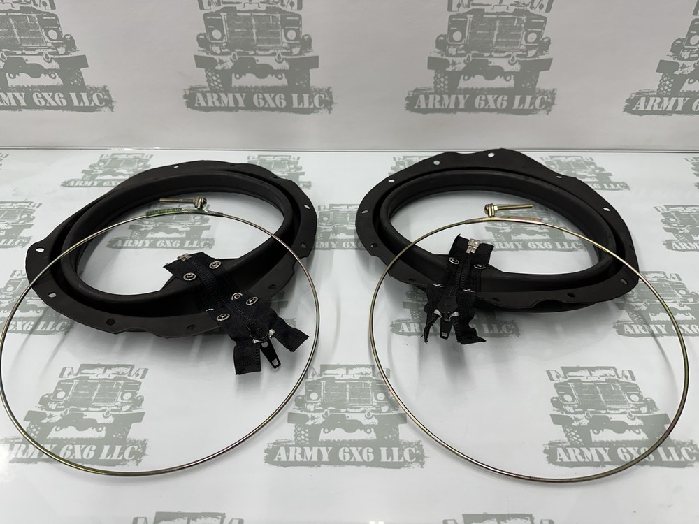 Qty 2 M809 M939 M54 5 Ton Rockwell Axle Zippered Boot With Clamp M923a2 Boots