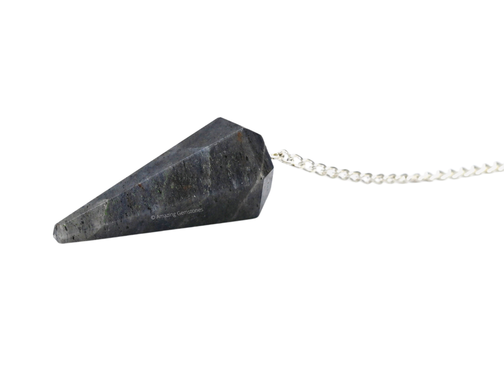 Iolite Dowsing Crystal Pendulum