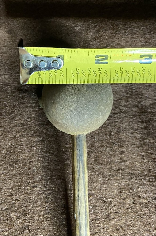 Muzzle Loader Ball Starter Wood, Brass Short Starter Vintage