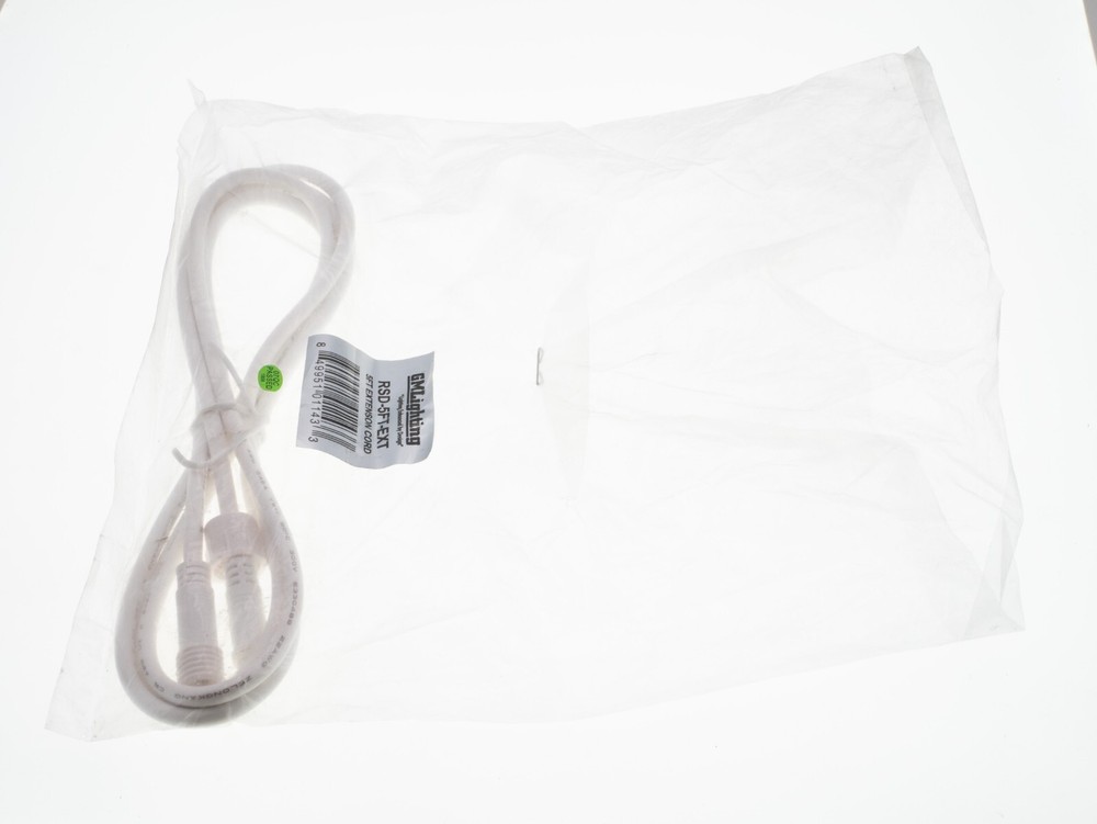 GM Lighting, RSD-5FT-EXT, 5FT Extension Cord, White