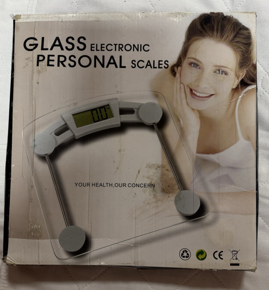 Glass Electronic Personal Scale NIB
