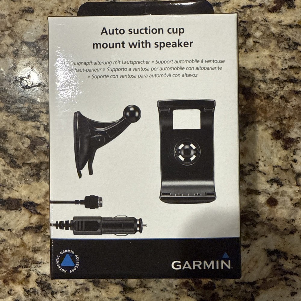 Garmin Auto Suction Cup Mount with Speaker