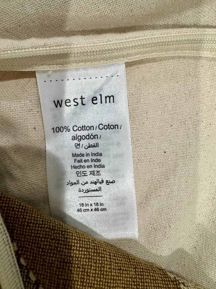 West Elm Throw Pillow Covers