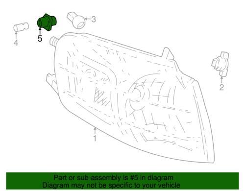 Genuine GM 2001-2005 Cadillac Oldsmobile Base Multi-Purpose Lamp Socket 12166325