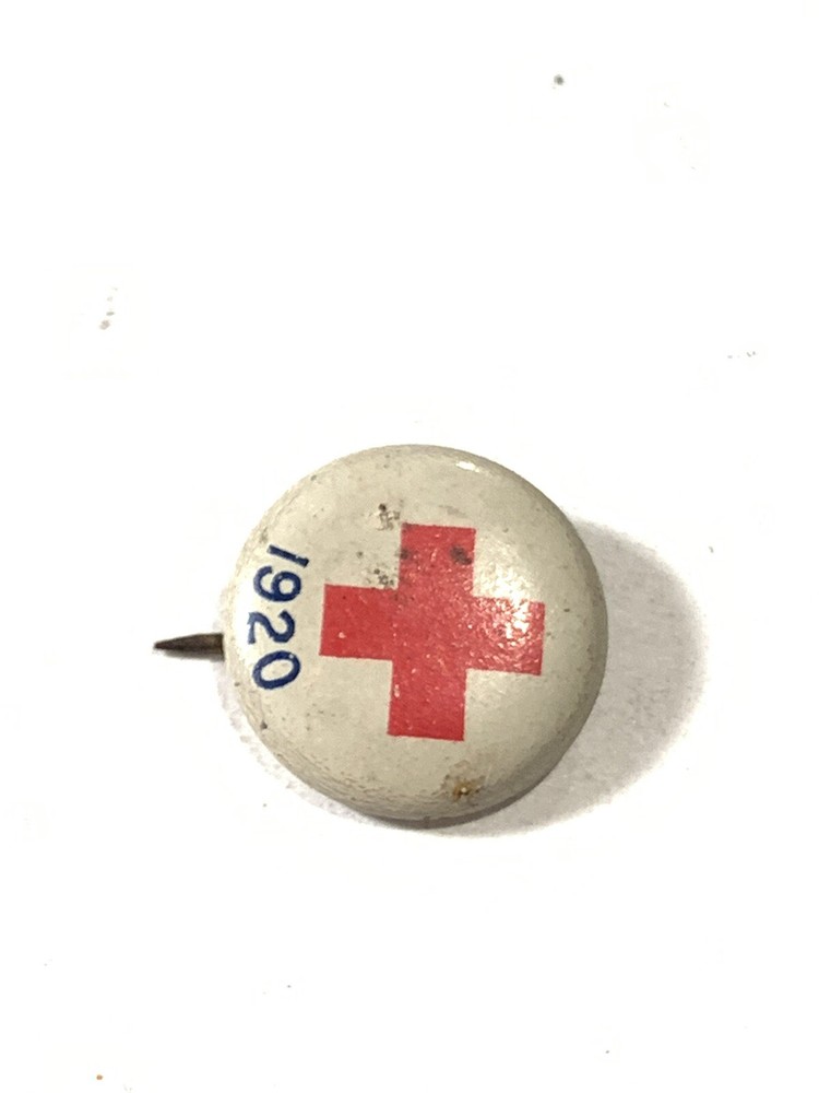 Antique 1920 Red Cross Pin