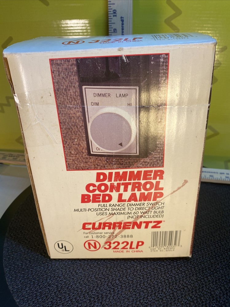 Vintage Currentz Dimmer Control Bed Lamp 322LP