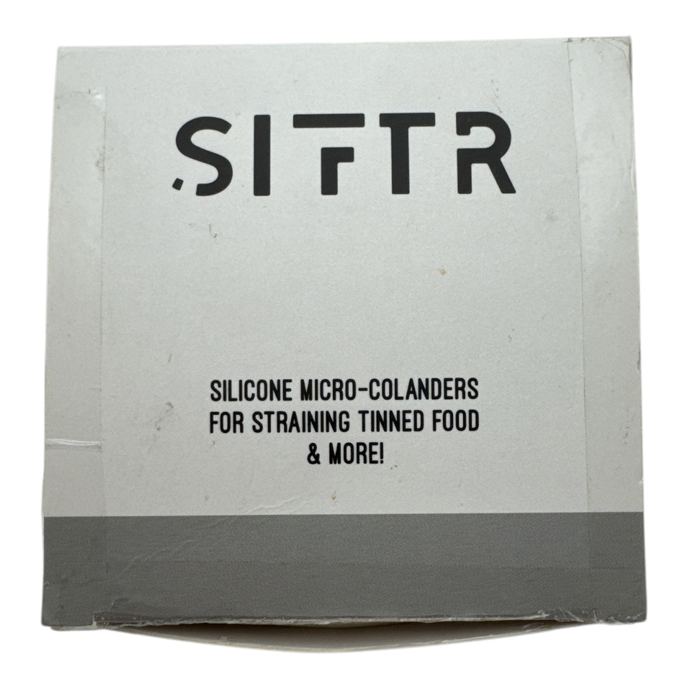 SIFTR NESTING CAN STRAINERS - 3 Red Corla COLANDERS Set NEW IN BOX