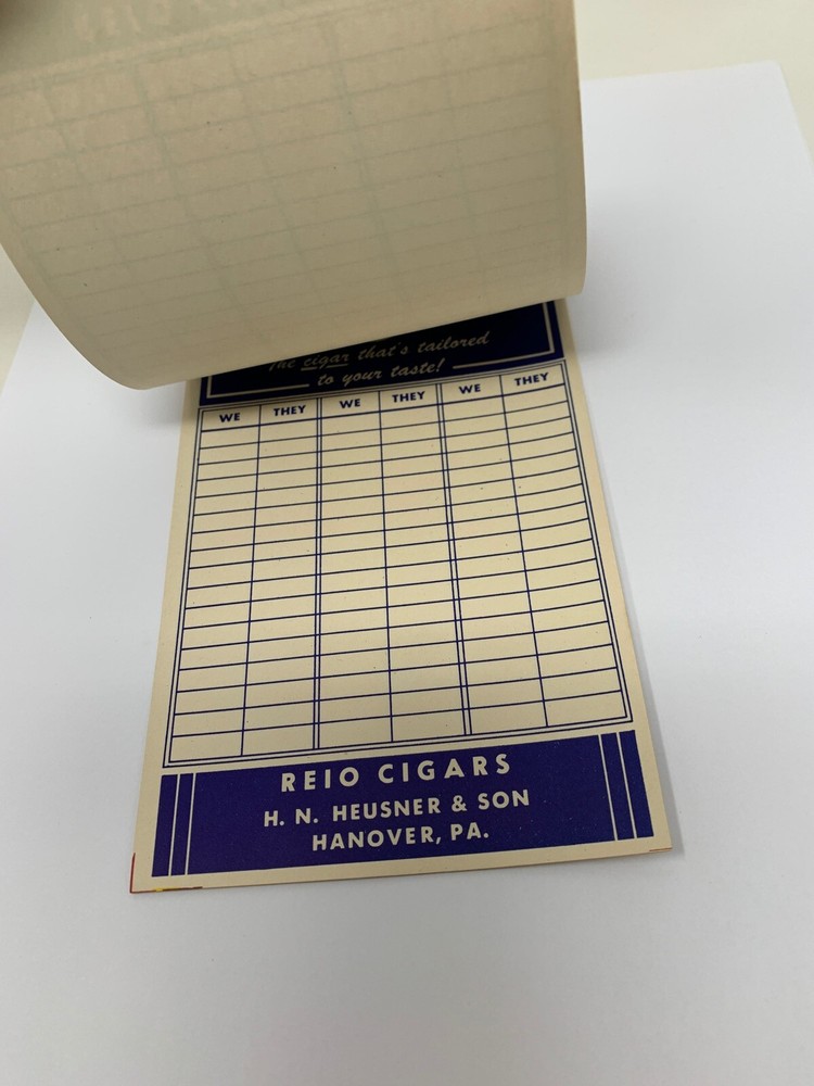 VINTAGE CIGAR ADVERTISEMENT REIO CIGARS NOTEPAD!!