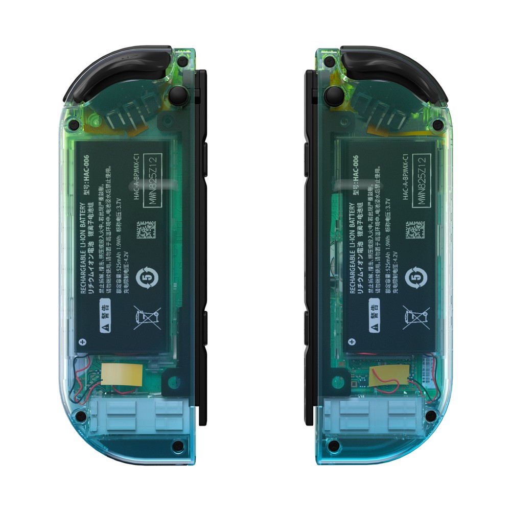 For Nintendo Switch & OLED Joy-con Shell Cover Buttons Set Clear Replacement Kit