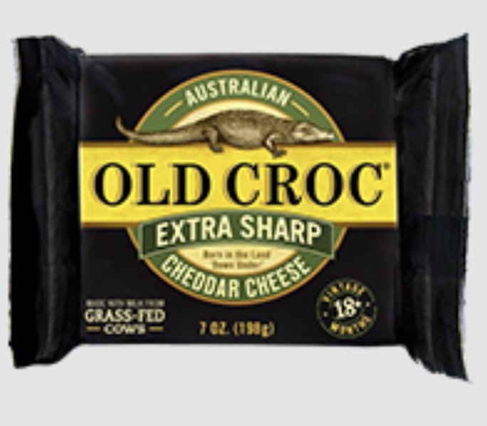 Old Croc Extra Sharp Cheddar 6oz (Pack of 4)