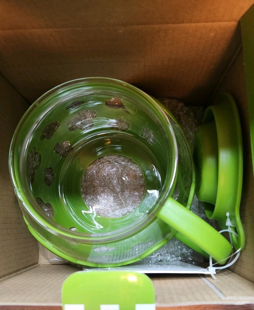 NIB EPOCA ECOLUTION POPCORN POPPER - GREEN - MICROWAVE - 1.5 QT
