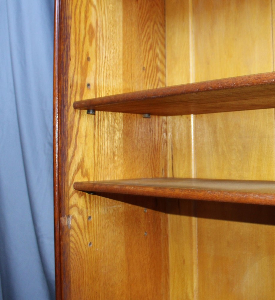 Antique Single Door Oak Bookcase