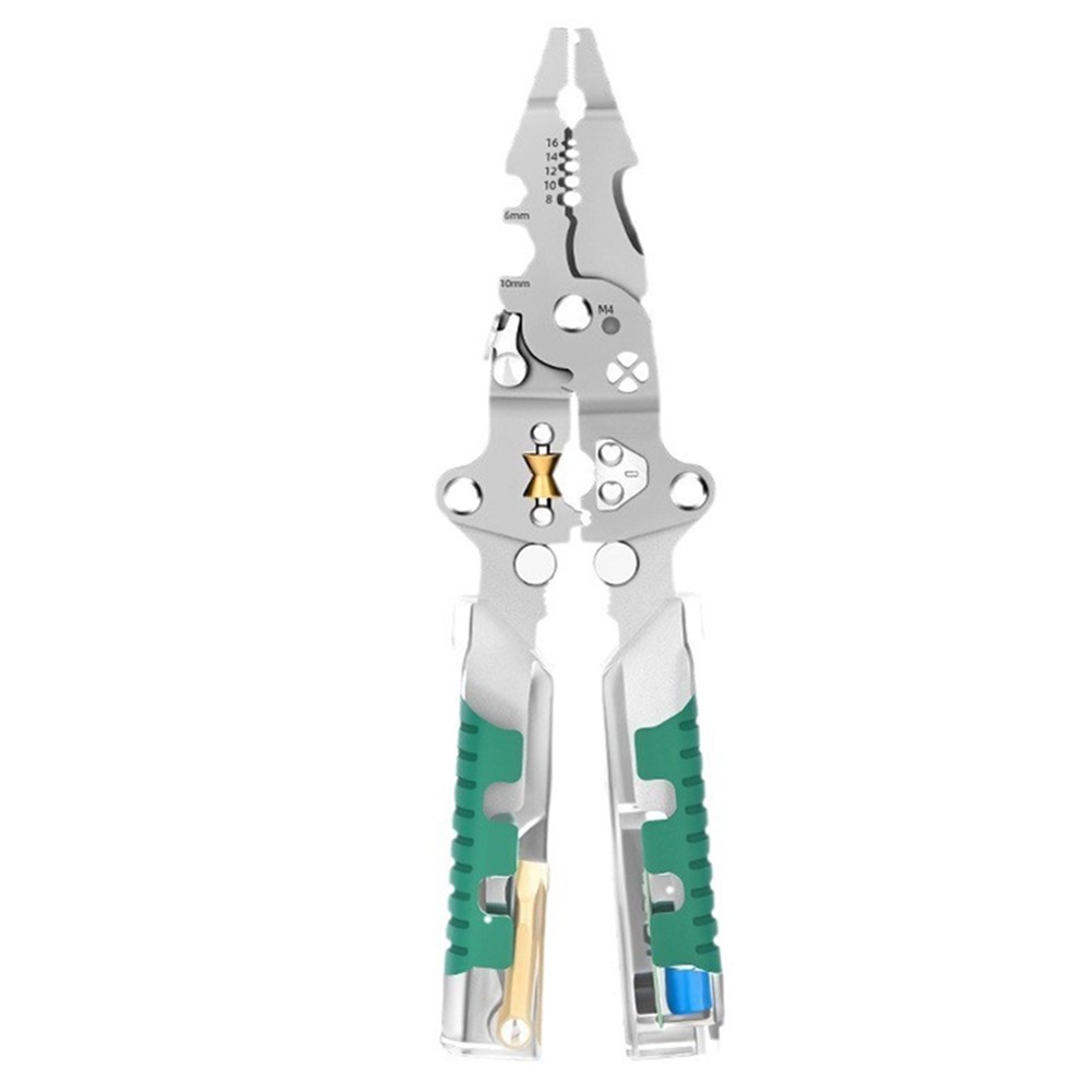 All-in-One Multi-Functional Fold Wire Stripper Scissor With Electrical Test