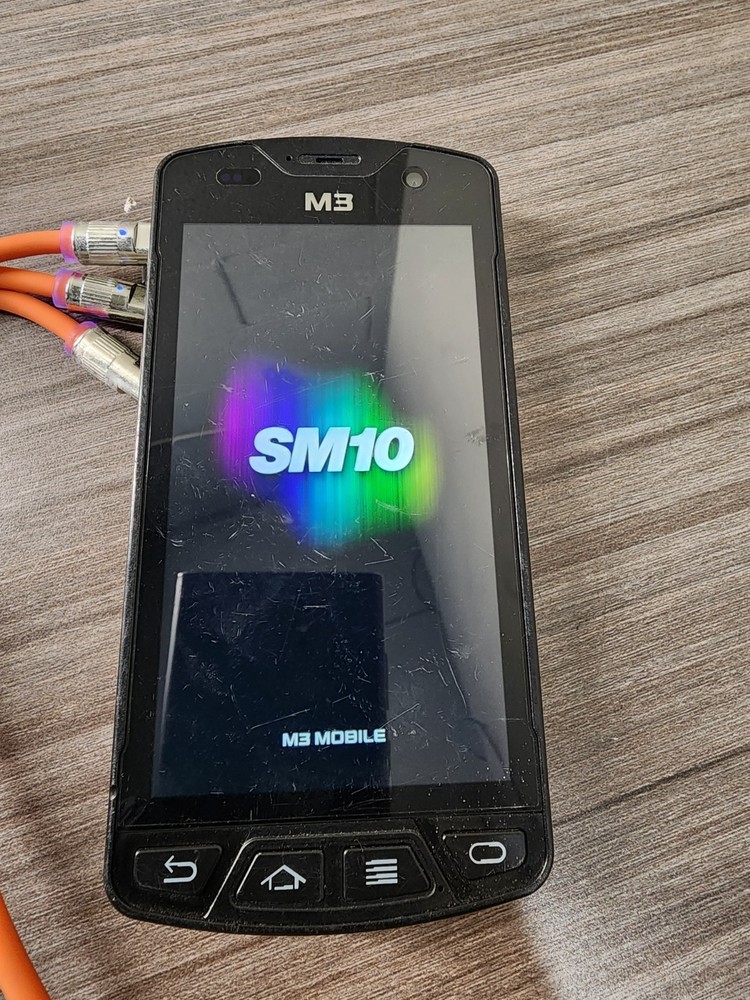 M3 Mobile SM15 Touch Android PDA Data Collector Scanner, pre-owned .