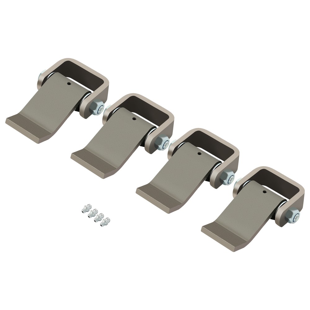 4 Short Leaf Door Hinge Greaseable Cargo Dump Trailer Truck Strap Style Gate