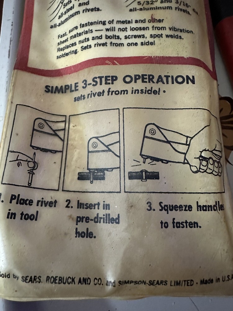 Sears Riveter Tool #74503
