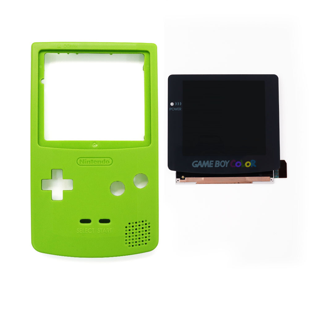 V5 Laminated OSD Menu Retro Pixel IPS LCD Screen Backlight For GBC With w/ Case