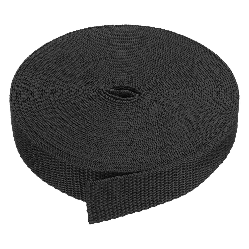 10 Yard Webbing 1 Inch Polypropylene Webbing Strap Chair Straps Black