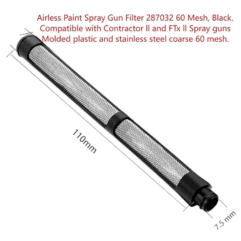10/20 Pcs Airless Spray Pump Grid 60 Mesh Replacement Mesh Filter For 390