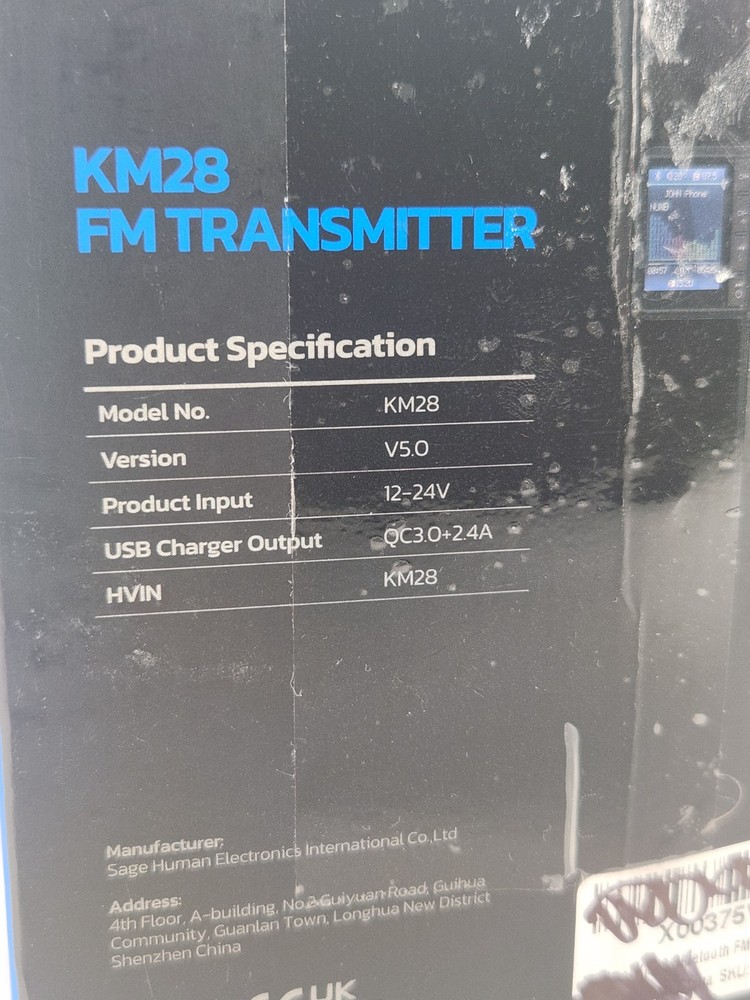 Nulaxy Bluetooth FM Transmitter for Car, Wireless Car Bluetooth V5.0 Adapter