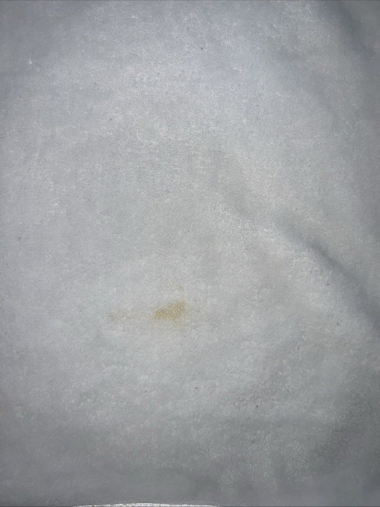 Just Born Blue Blanket White Polk A Dots White Back