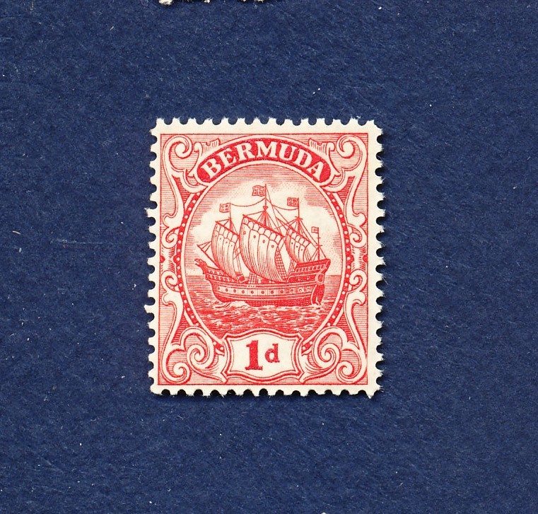 BERMUDA - Scott 83a, SG 79  - MNH - ship -