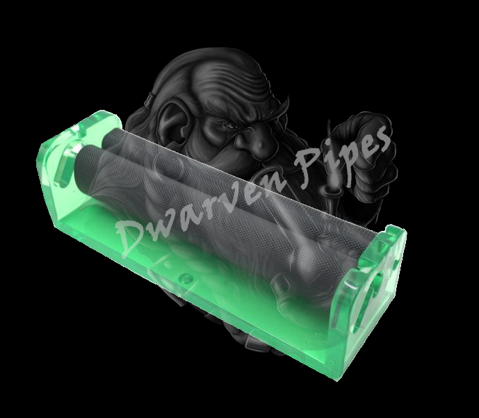 78mm Rolling Machine Roll Your Own Cigarette Paper Hand Roller Green