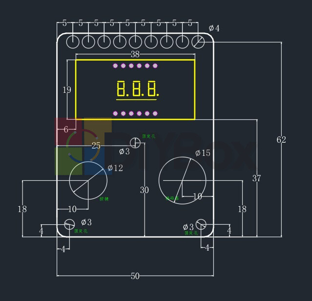 100A Spot Welder Machine Time Control Board Current Digital Display Controller