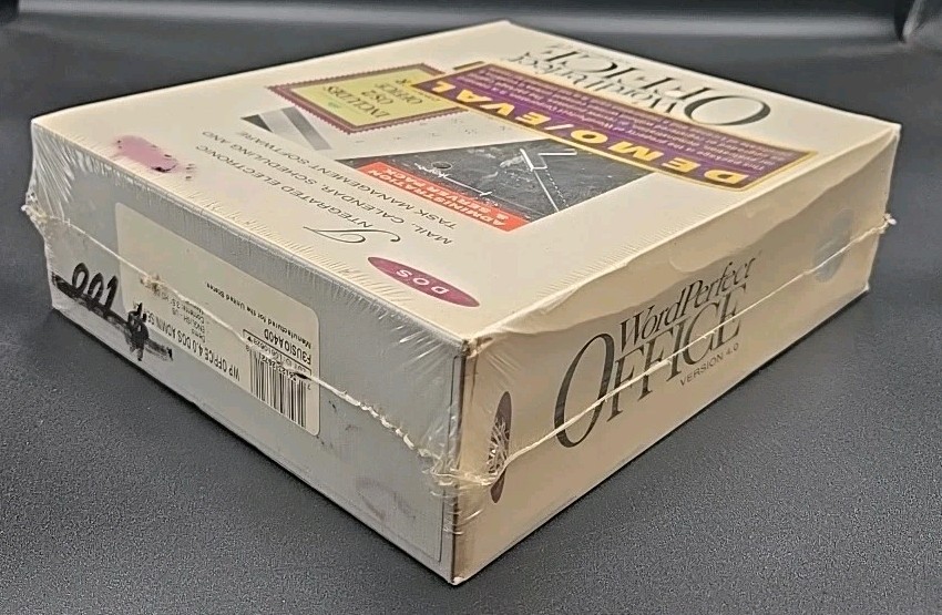 WordPerfect Office Version 4.0 DOS Version 4.0 PC Program Software New NOS 1993