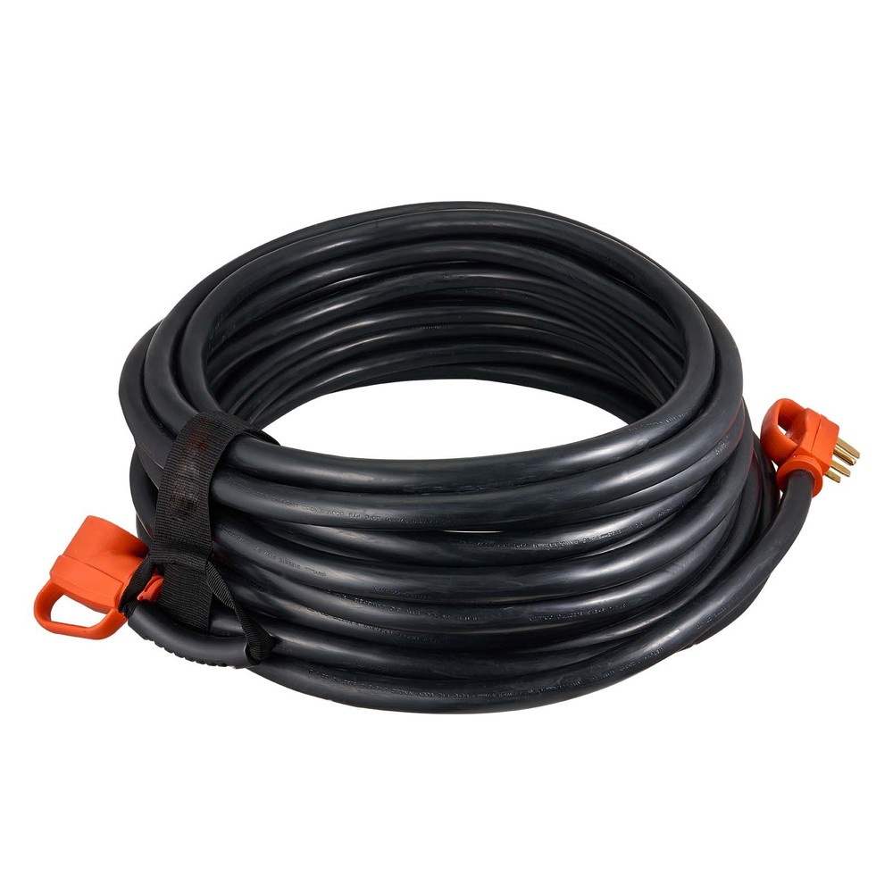 75 FT 50A RV Extension Cord STW 6/3 + 8/1 Gauge Wire NEMA 14-50P NEMA 14-50R ETL