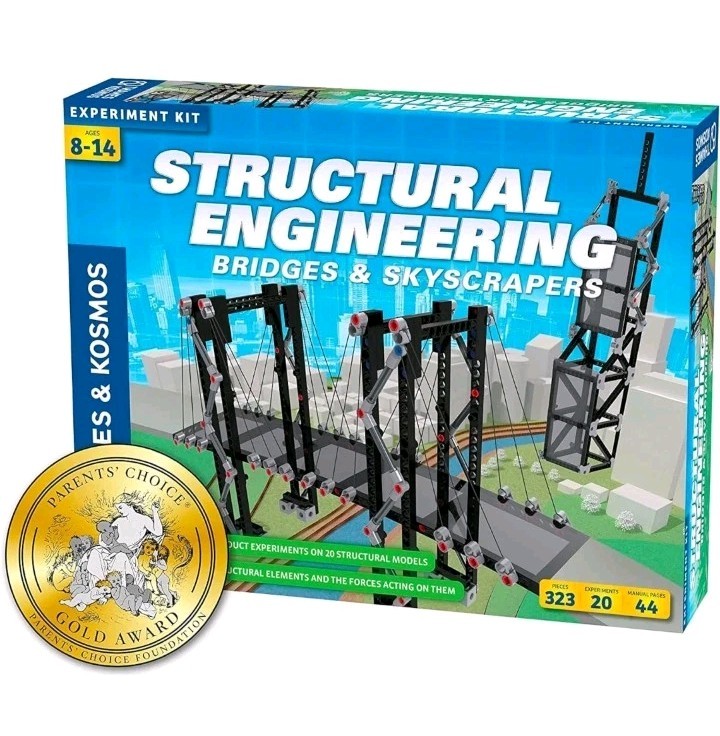Thames & Kosmos Structural Engineering Bridges & Skyscrapers Science Kit