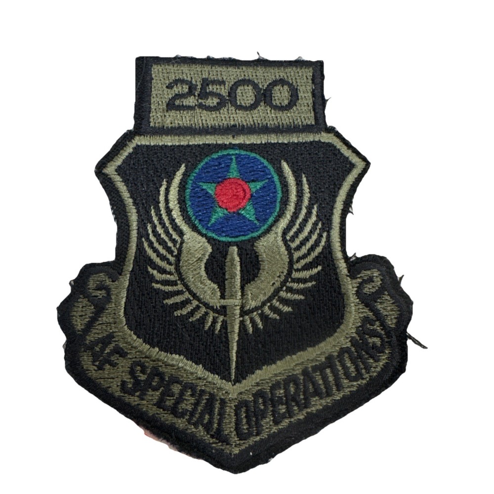 USAF Special Operations 2500 Hours Patch Diamond