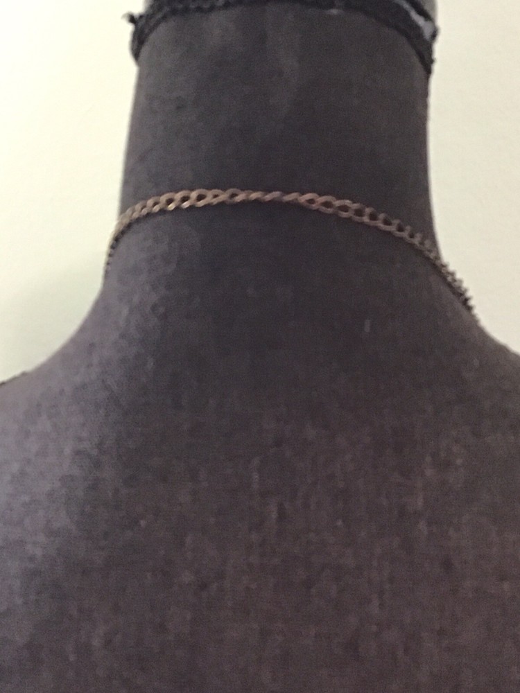 Multi-Strand Brown TONE Chain Multi Tone Bead Necklace