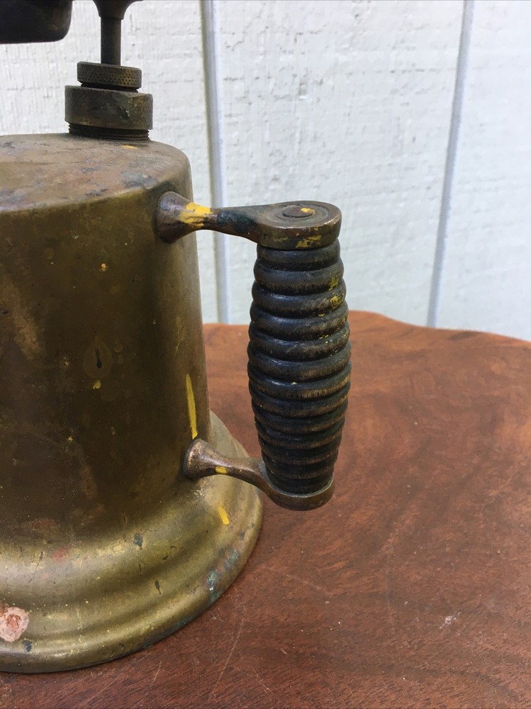 Brass Torch Vintage 10” High x 6” Diameter