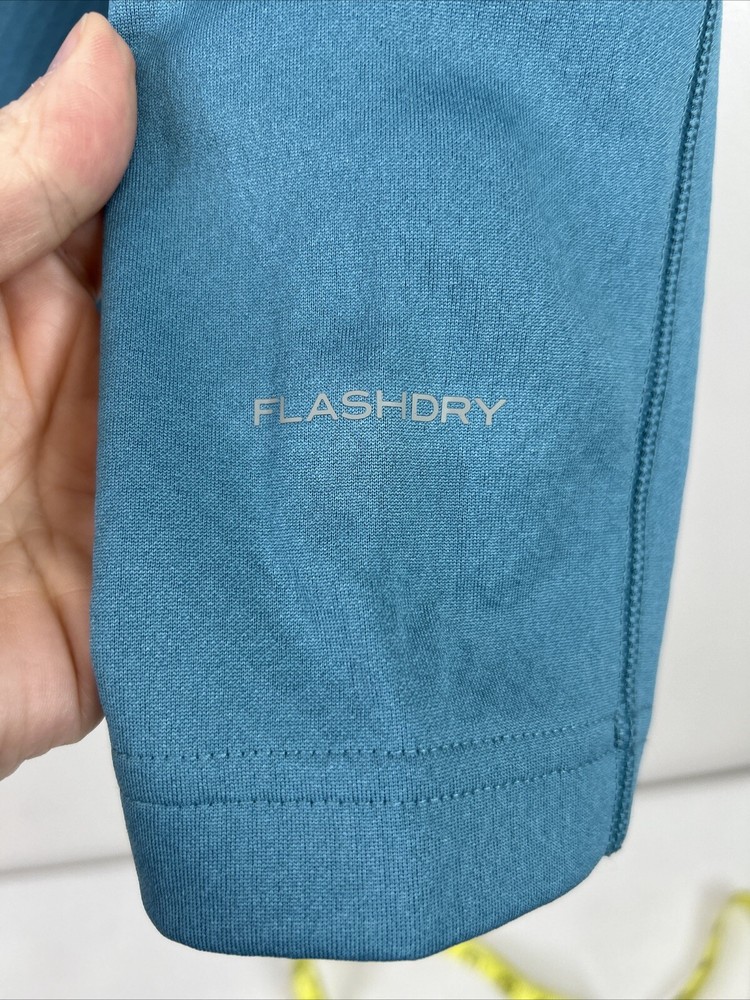 The North Face Women’s L Teal Blue Flashdry Long Sleeve Base Layer Pullover