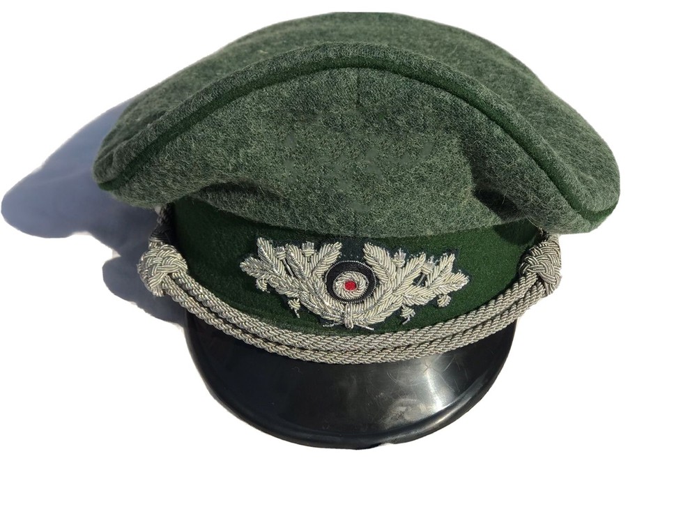 WWII GERMAN ARMY FORESTRY OFFICERS Visor Cap