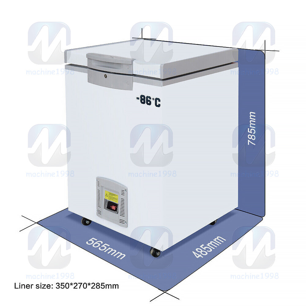 -86℃ 110V Ultra Low Temperature Freezer Laboratory Deep for Samples Lab 28L