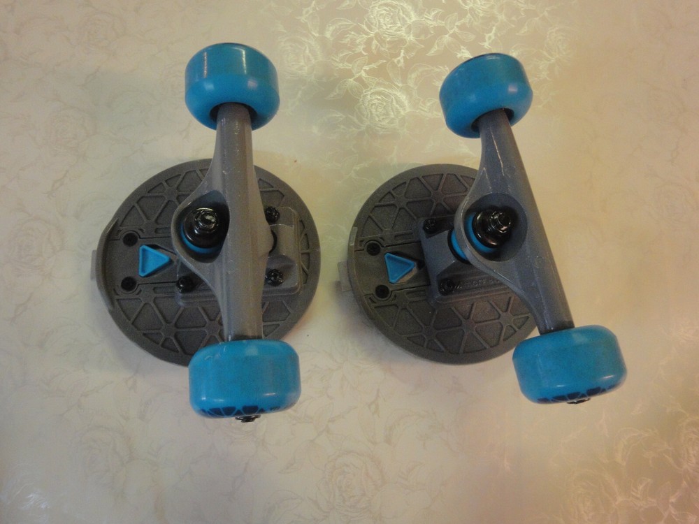 morfboard interchangeable skateboard WHEELS ONLY blue gray